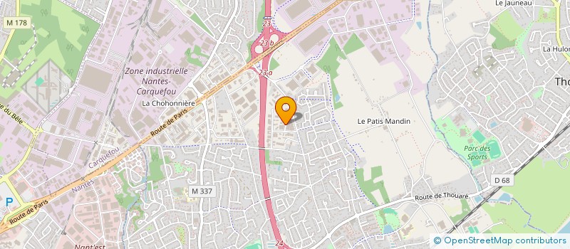 localisation de l'entreprise BIREME INDUSTRIES à SAINTE-LUCE-SUR-LOIRE