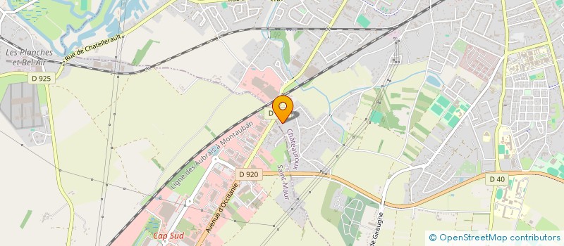 localisation de l'entreprise BIRENT à CHATEAUROUX