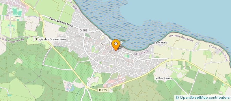 localisation de l'entreprise BIRET  LA FLOTTE