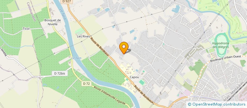 localisation de l'entreprise BIRET LUC à MONTAUBAN