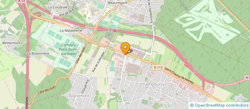 localisation de l'entreprise BIREY à CHAMBOURCY