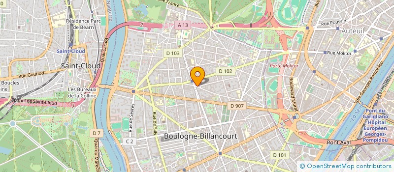 localisation de l'entreprise BIRGEPUB à BOULOGNE-BILLANCOURT