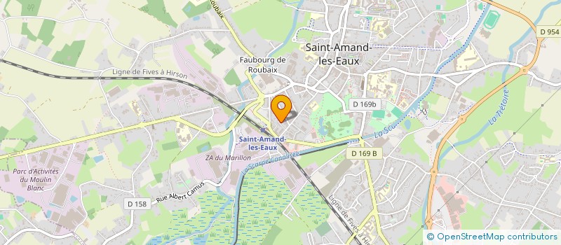 localisation de l'entreprise BIRGHIT IMMO à SAINT-AMAND-LES-EAUX