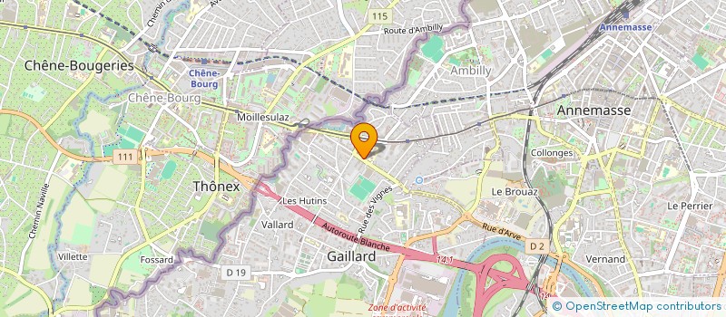 localisation de l'entreprise BIRGY-PEIROLO à GAILLARD