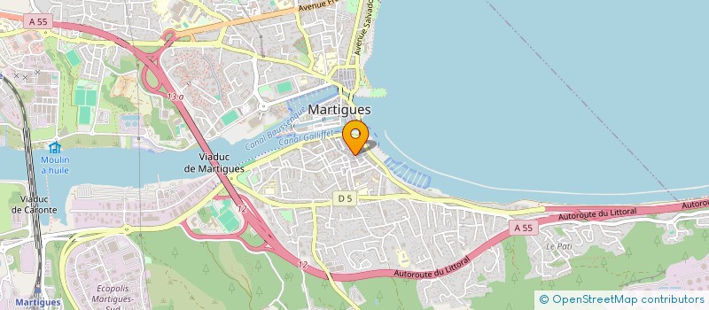 localisation de l'entreprise BIRHAT COIFFURE à MARTIGUES