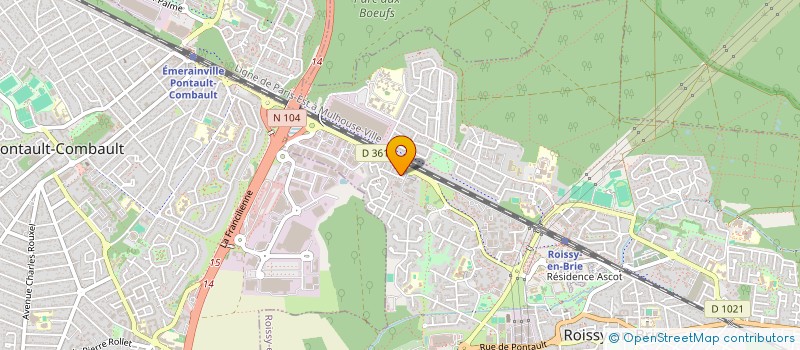 localisation de l'entreprise BIRIEN PATRIMOINE  ROISSY-EN-BRIE