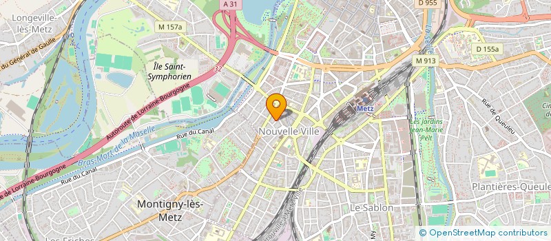 localisation de l'entreprise BIRINES  METZ