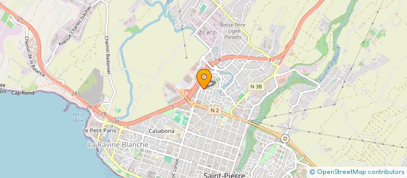 localisation de l'entreprise BIRIV SERVICES ET NEGOCES  SAINT-PIERRE