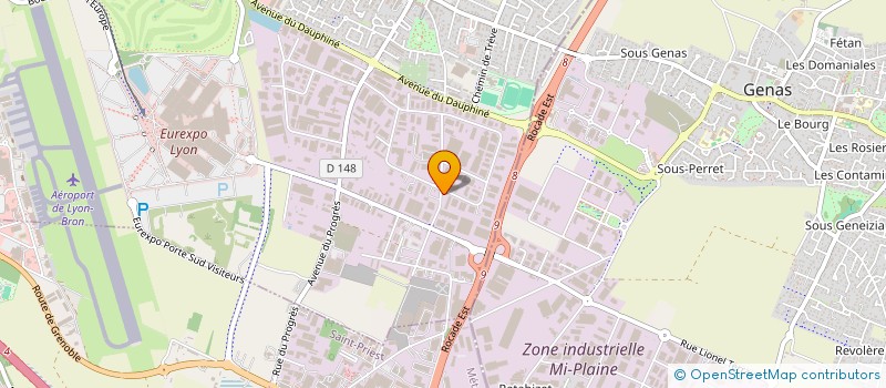 localisation de l'entreprise BIRKEN LOGISTIQUE à CHASSIEU