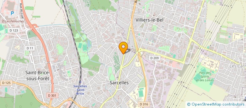 localisation de l'entreprise BIRLAN BAT à SARCELLES