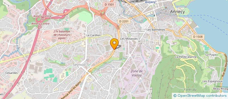 localisation de l'entreprise BIRLIK à ANNECY