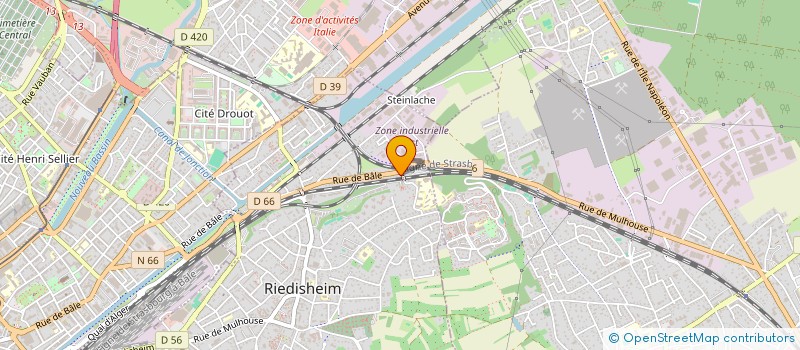 localisation de l'entreprise BIRLIK à RIEDISHEIM