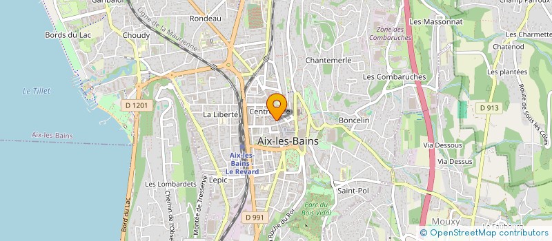 localisation de l'entreprise BIRMAN à AIX-LES-BAINS