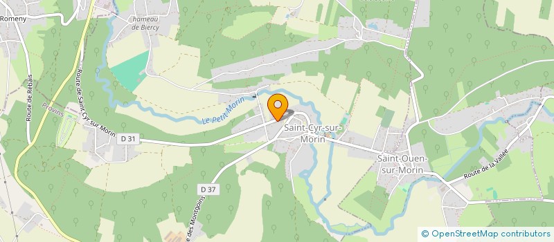 localisation de l'entreprise BIRMANS DE LA VALLEE  SAINT-CYR-SUR-MORIN