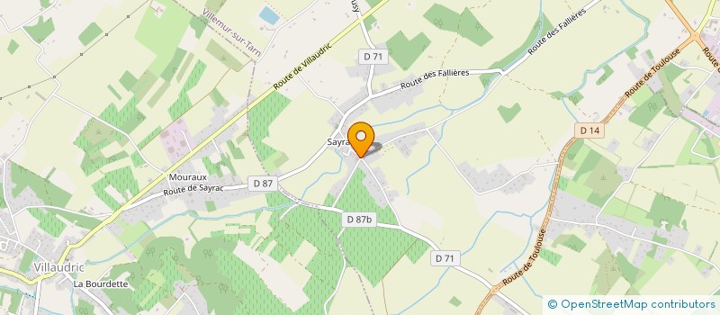 localisation de l'entreprise BIROBENT-LARRIEU DIT BARBE  VILLEMUR-SUR-TARN