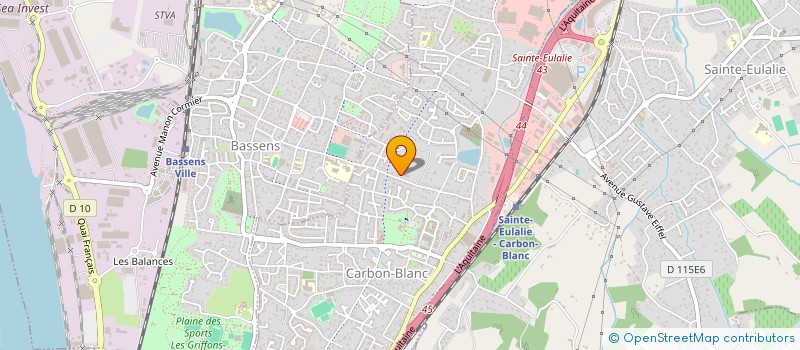 localisation de l'entreprise BIRON  CARBON-BLANC