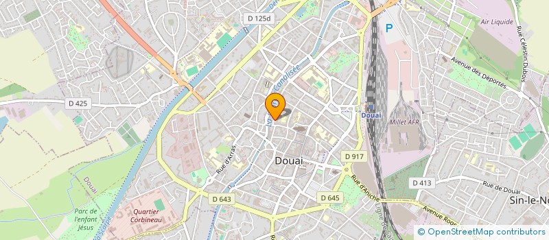 localisation de l'entreprise BIRON JONATHAN ET RENAUT MAGDALENA à DOUAI