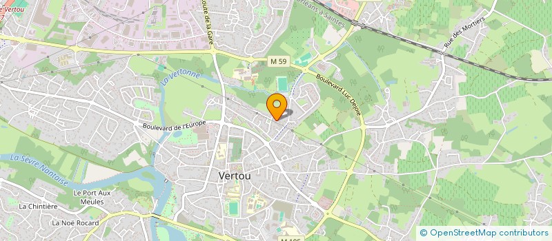 localisation de l'entreprise BIRON PLOMBERIE SERVICES à VERTOU