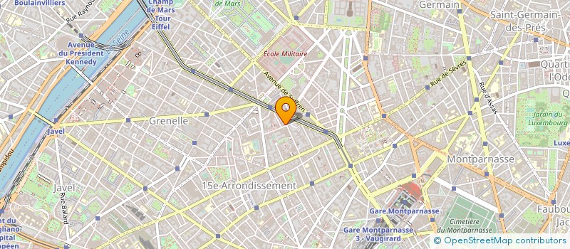 localisation de l'entreprise BIRON RAYMONDE  PARIS