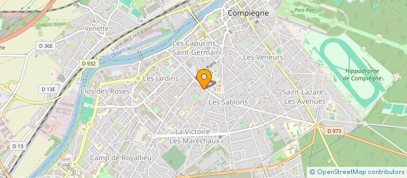 localisation de l'entreprise BIROS IMMO  COMPIEGNE