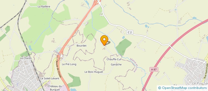 localisation de l'entreprise BIROT à CHOLET