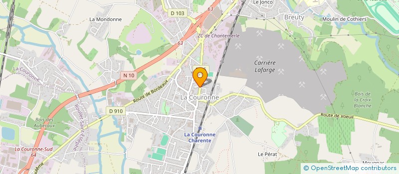 localisation de l'entreprise BIROT FORMATION à LA COURONNE
