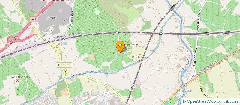 localisation de l'entreprise BIROY  LUNEL