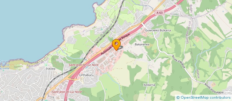 localisation de l'entreprise BIRPIZTU à SAINT-JEAN-DE-LUZ