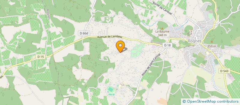 localisation de l'entreprise BIRS CONSEIL à ROGNES