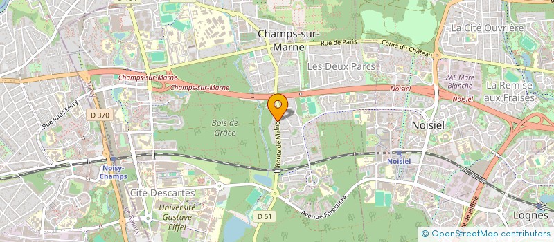 localisation de l'entreprise BIRSA IMMO  CHAMPS-SUR-MARNE