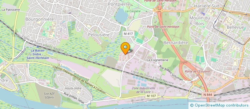 localisation de l'entreprise BIRSIN  SAINT-HERBLAIN