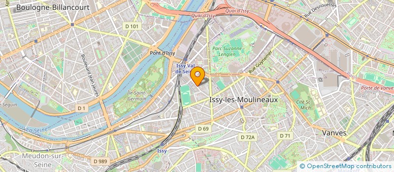 localisation de l'entreprise BIRTEX IMMOBILIER SCI à ISSY-LES-MOULINEAUX