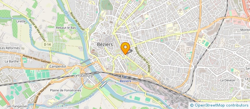 localisation de l'entreprise BIRTHDAY  BEZIERS