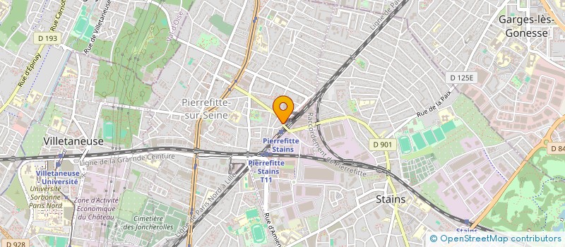localisation de l'entreprise BIRYAR à PIERREFITTE-SUR-SEINE