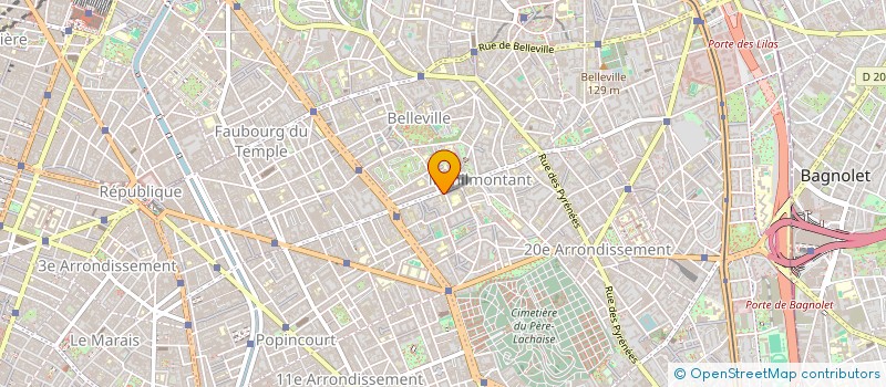 localisation de l'entreprise BIS BAT  PARIS