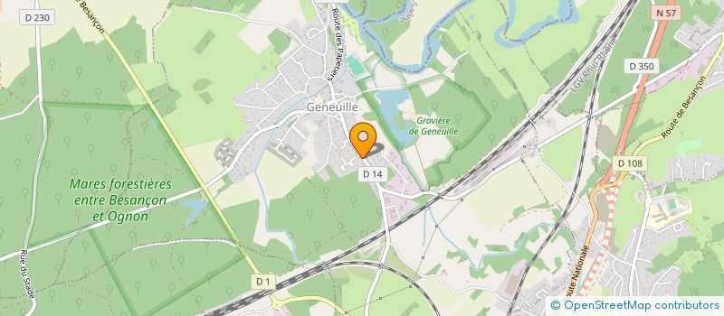 localisation de l'entreprise BIS CAMEL à GENEUILLE