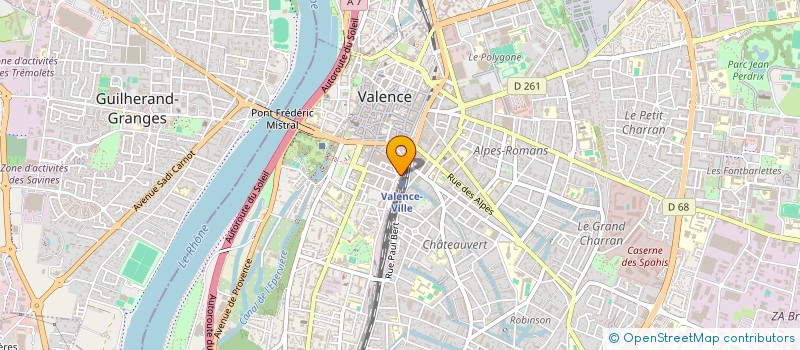 localisation de l'entreprise BIS CYCLE à VALENCE