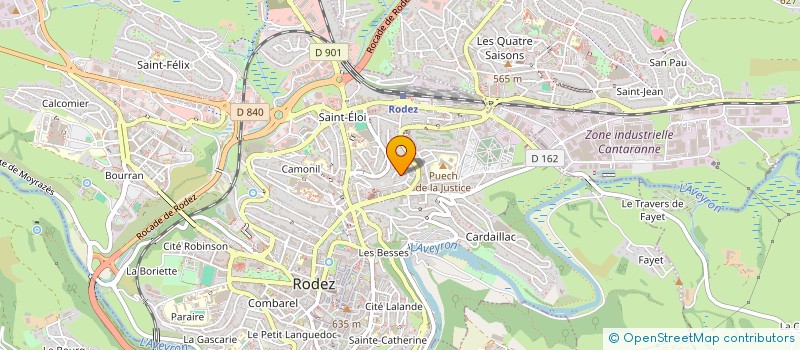 localisation de l'entreprise BIS-CYCLE à RODEZ