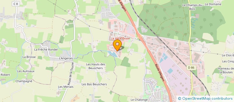 localisation de l'entreprise BIS FORMATION  GRAND-FOUGERAY