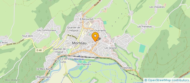 localisation de l'entreprise BIS REPETITA  MORTEAU