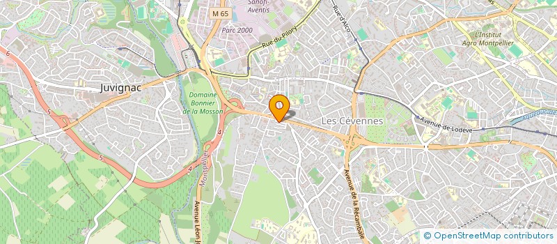 localisation de l'entreprise BIS TELECOM à MONTPELLIER