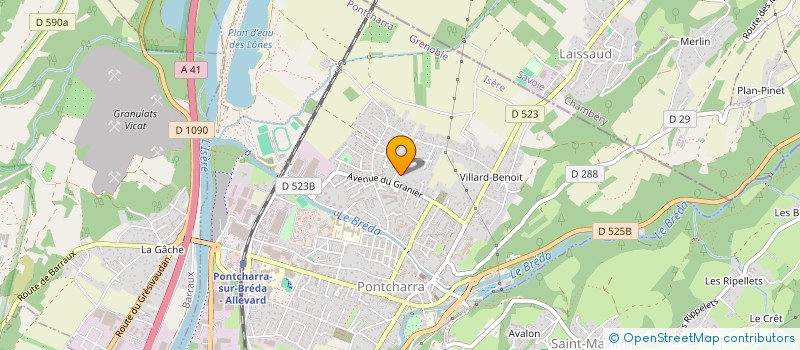 localisation de l'entreprise BIS1000  PONTCHARRA