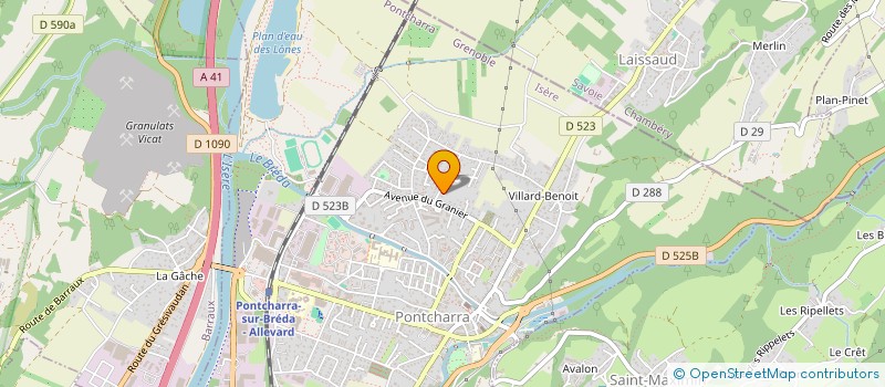 localisation de l'entreprise BIS1000 II  PONTCHARRA