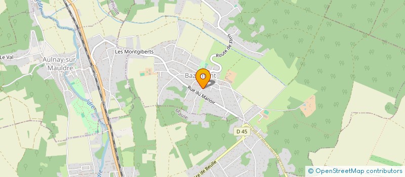 localisation de l'entreprise BISAM  BAZEMONT