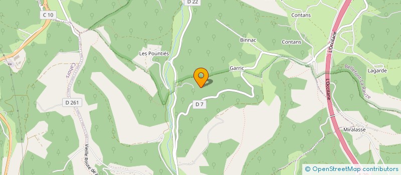 localisation de l'entreprise BISB IMMO  BELLEFONT-LA RAUZE