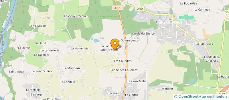 localisation de l'entreprise BISCA  BAINS-SUR-OUST