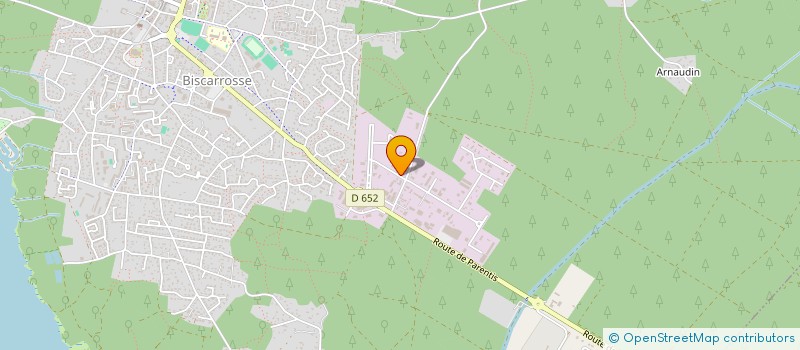 localisation de l'entreprise BISCA CHEMINEES  BISCARROSSE