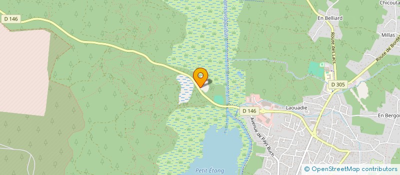 localisation de l'entreprise BISCA'CHEVAL  BISCARROSSE