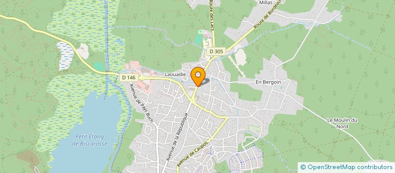 localisation de l'entreprise BISCA DIET à BISCARROSSE