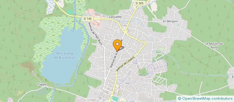 localisation de l'entreprise BISCA GELOUS  BISCARROSSE